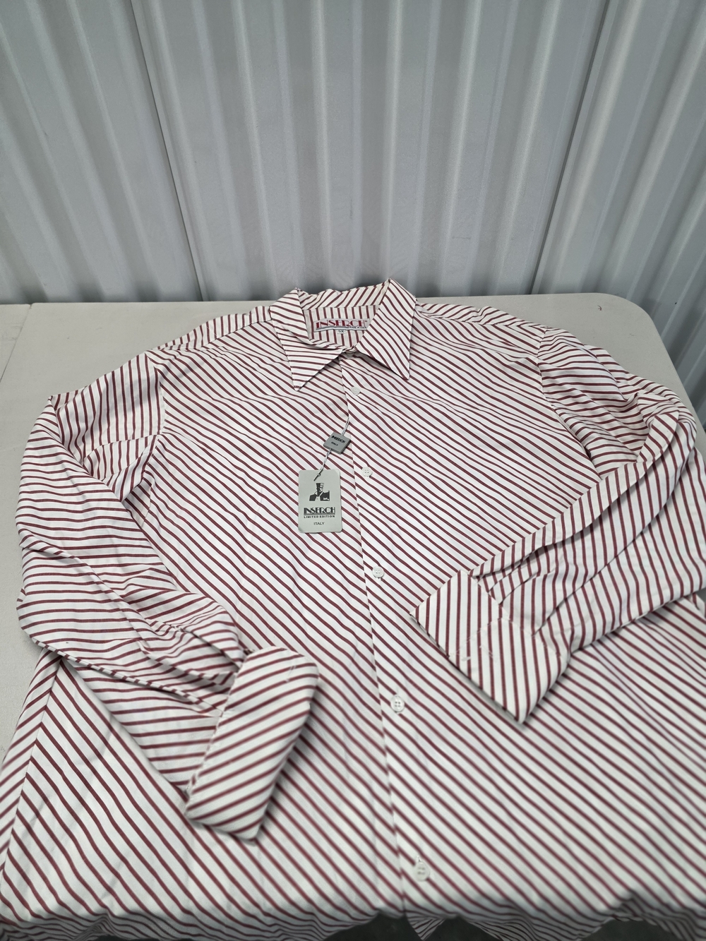 Inserch Limited Edition French Cuff Button Up Shirt Men's Size 5X NWT